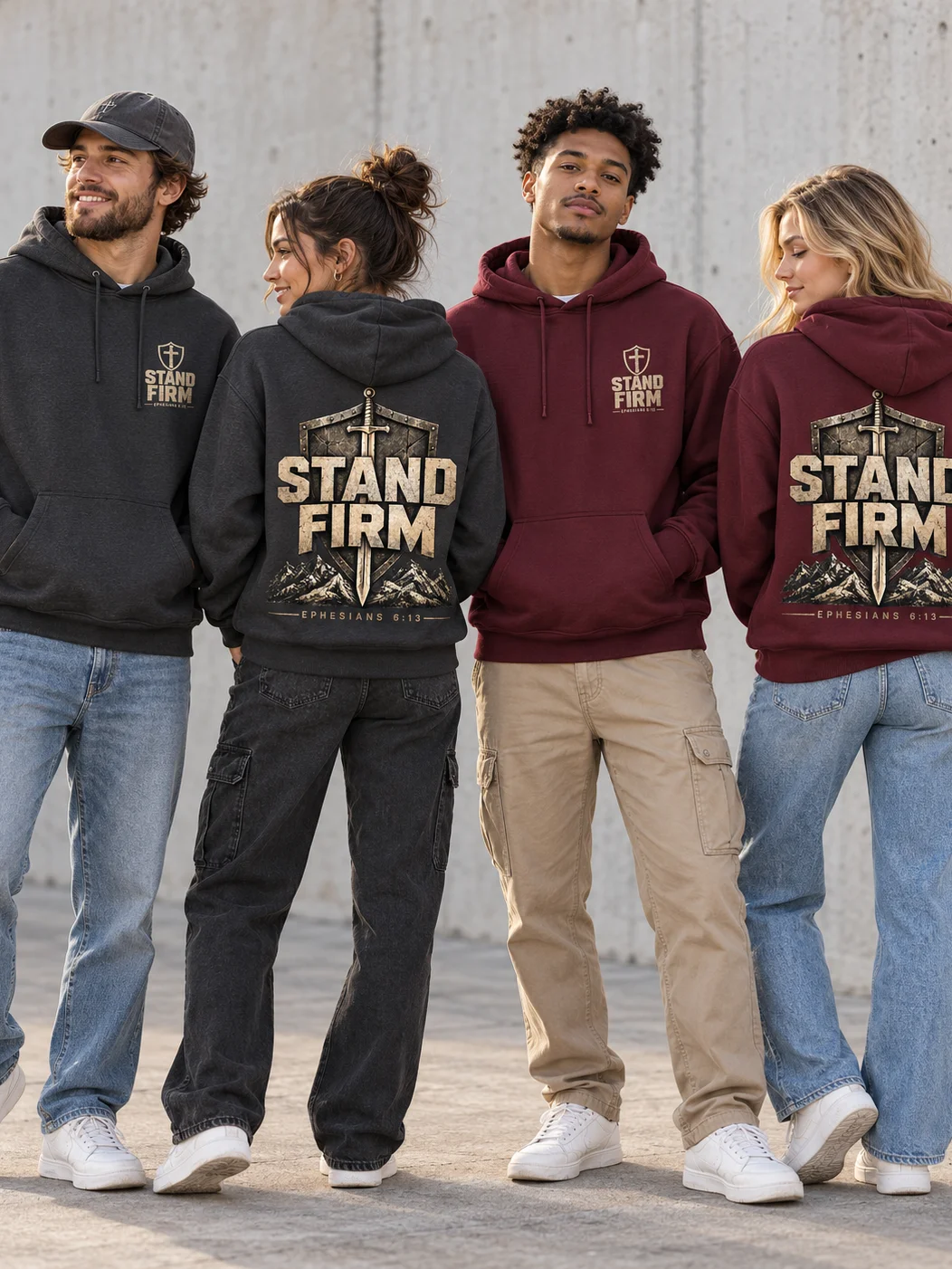 Stand Firm Ephesians 6:13 Unisex Christian Hoodie product image (42)