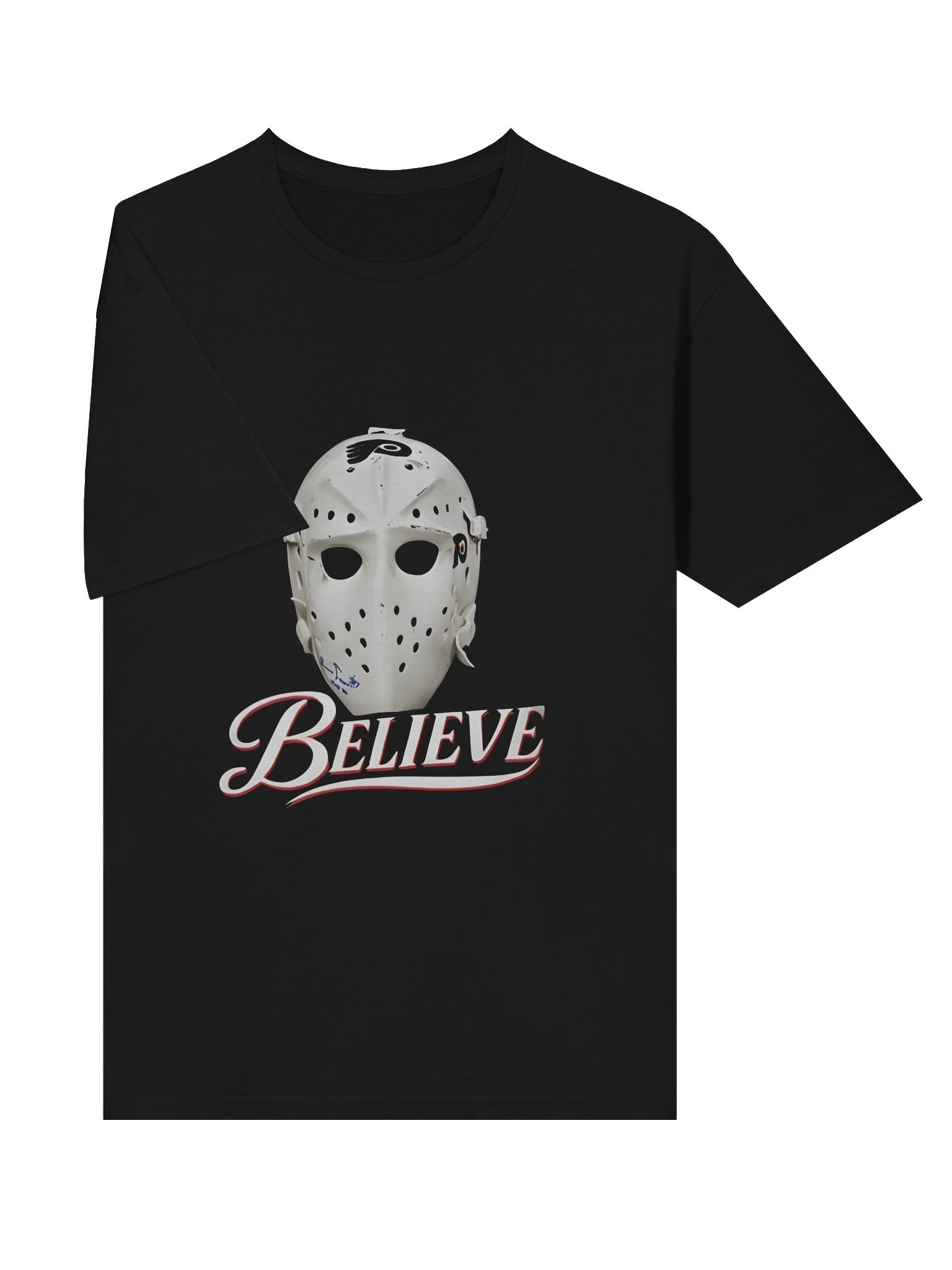 Bernie Parent Ice Hockey Mask Believe Shirt product image (5)