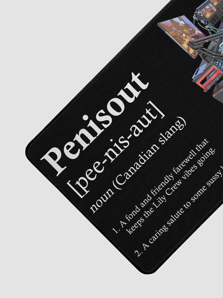 P***sout ~ Desk Mat 12 x 22 by Spoke product image (2)