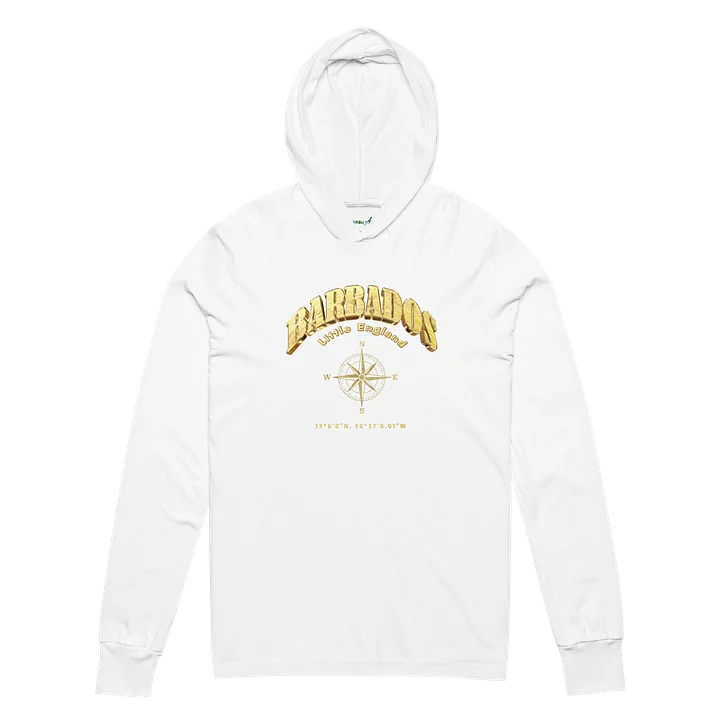 Compass - Barbados - Vintage Gold | Unisex Hooded Long Sleeve Tee | 5 Colors product image (1)