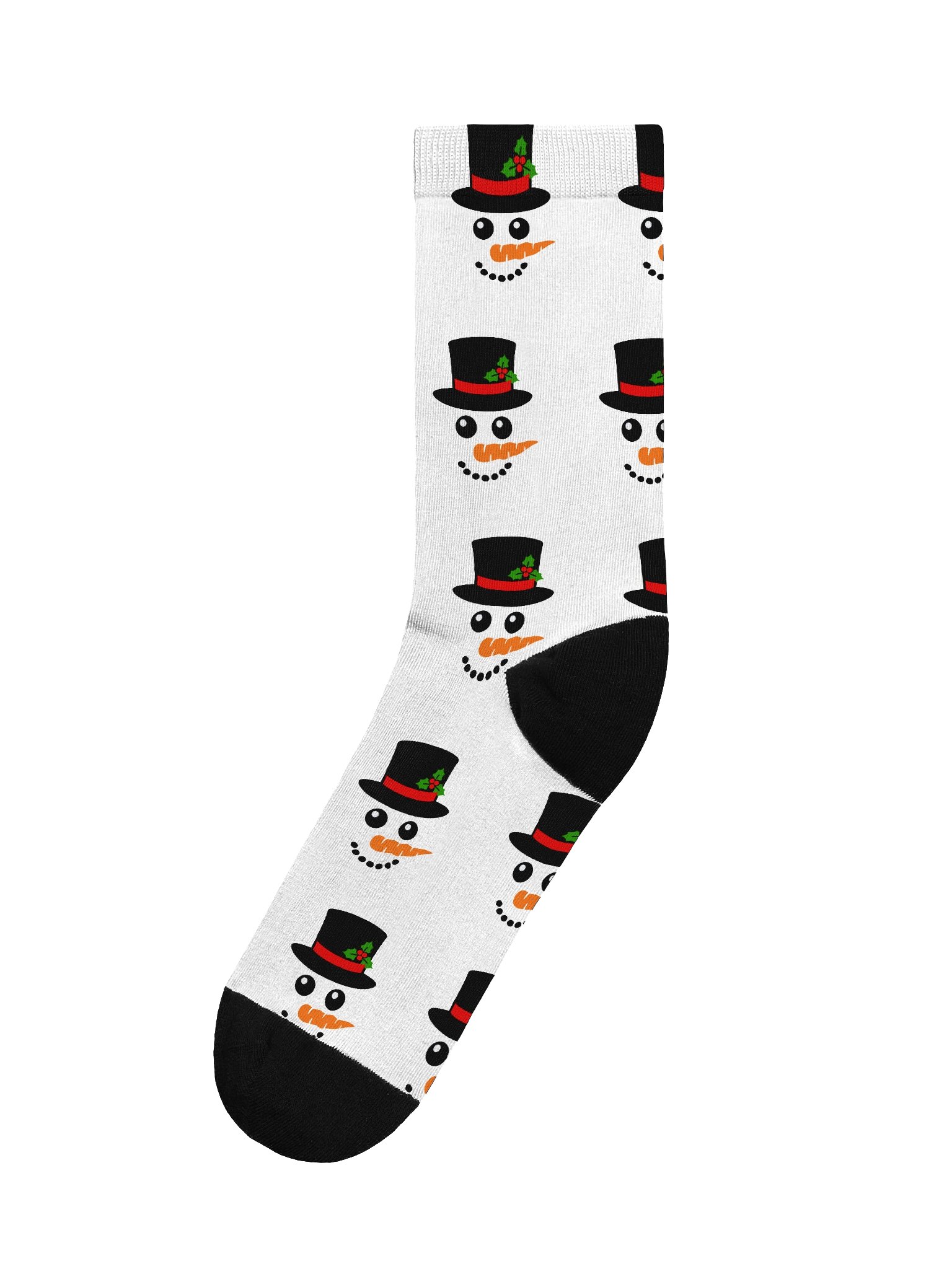 Eco-Friendly Snowman Crew Socks product image (1)