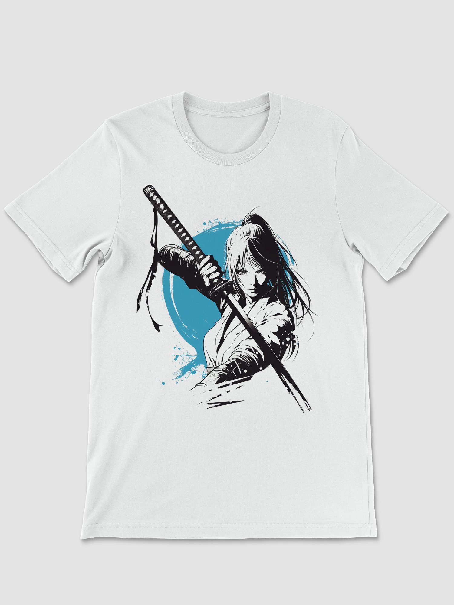 Female Warrior Katana T-shirt product image (1)