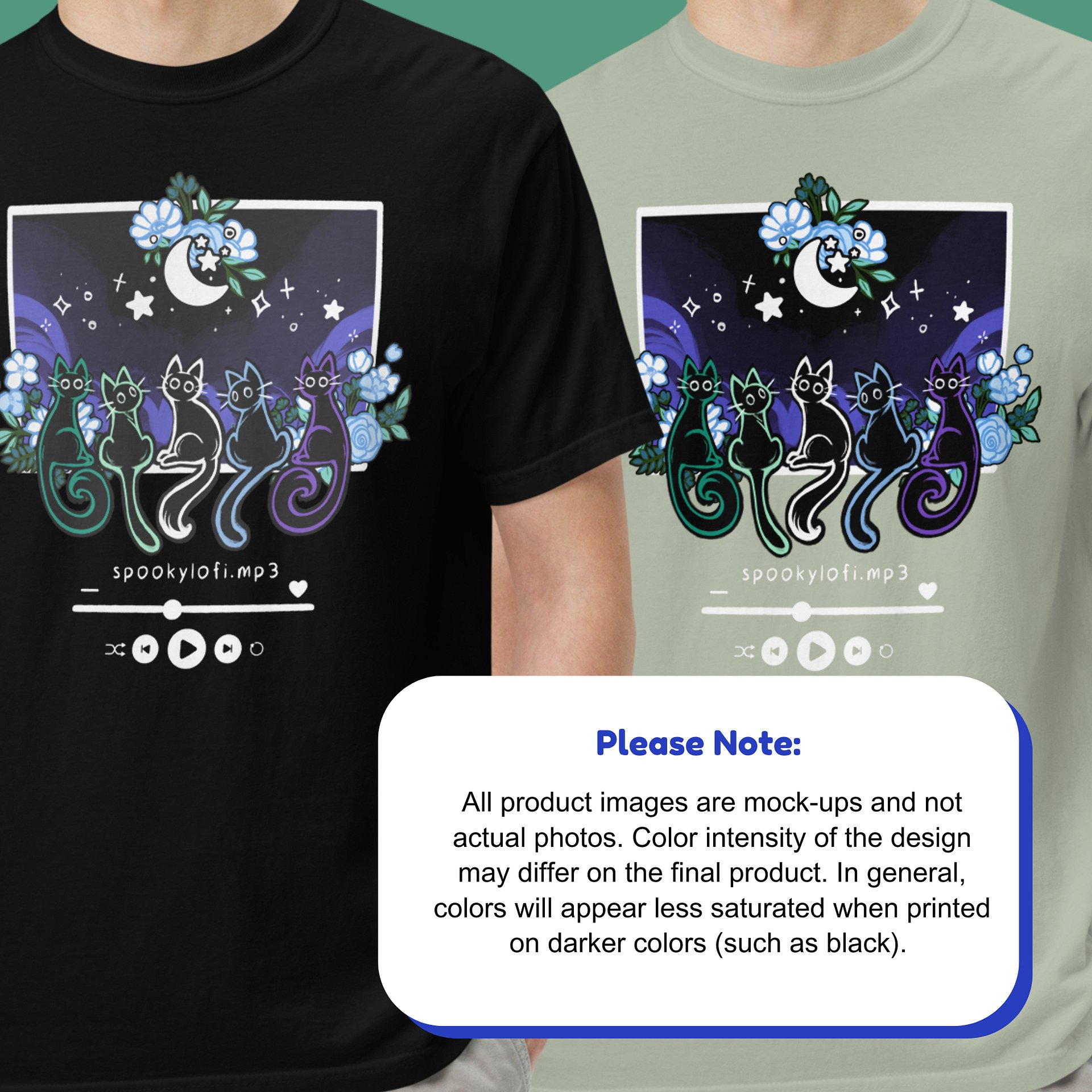 Subtle Gay Pride Lofi Cat Tee product image (22)