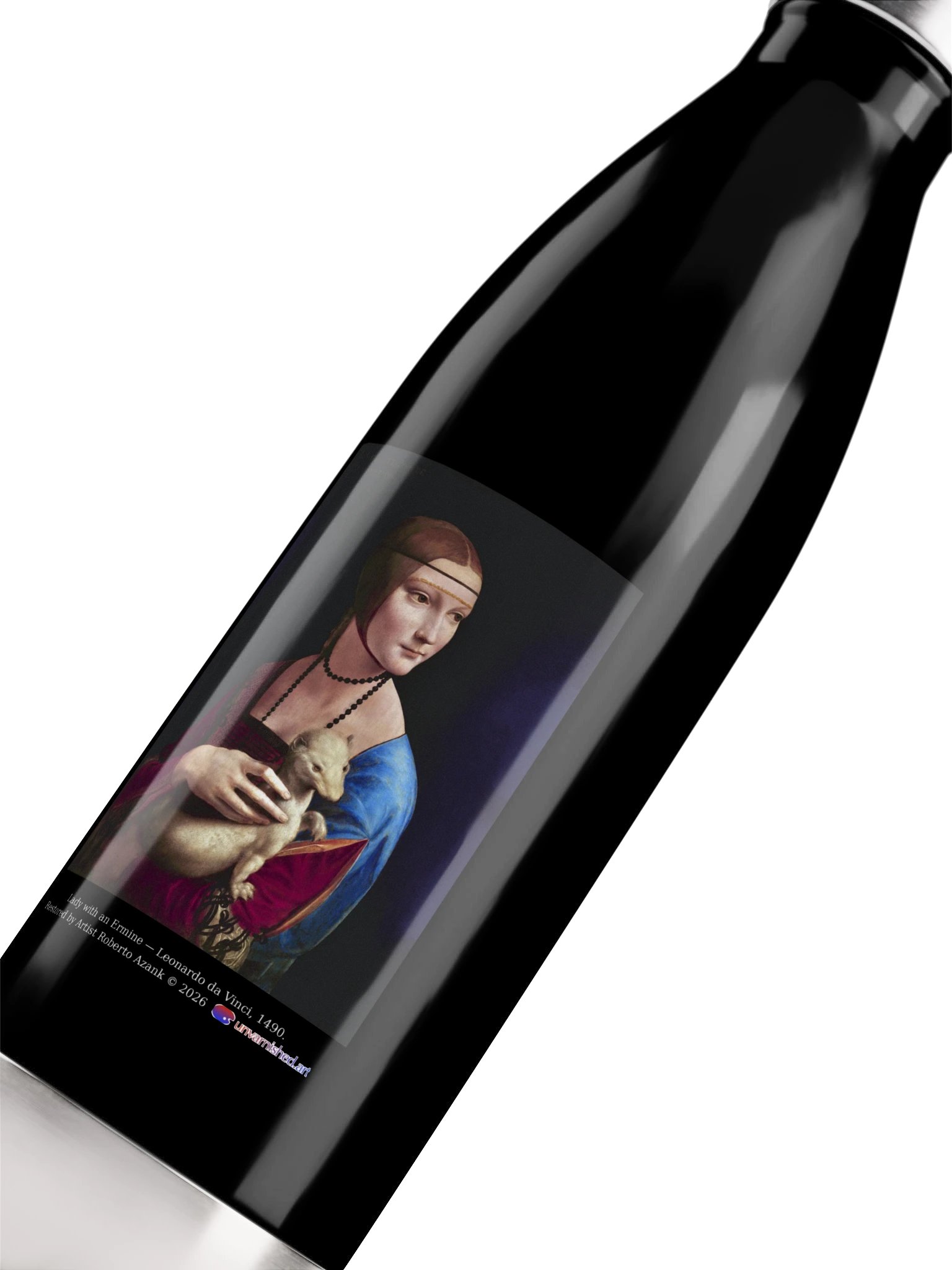 Lady with an Ermine — Water Bottle product image (5)
