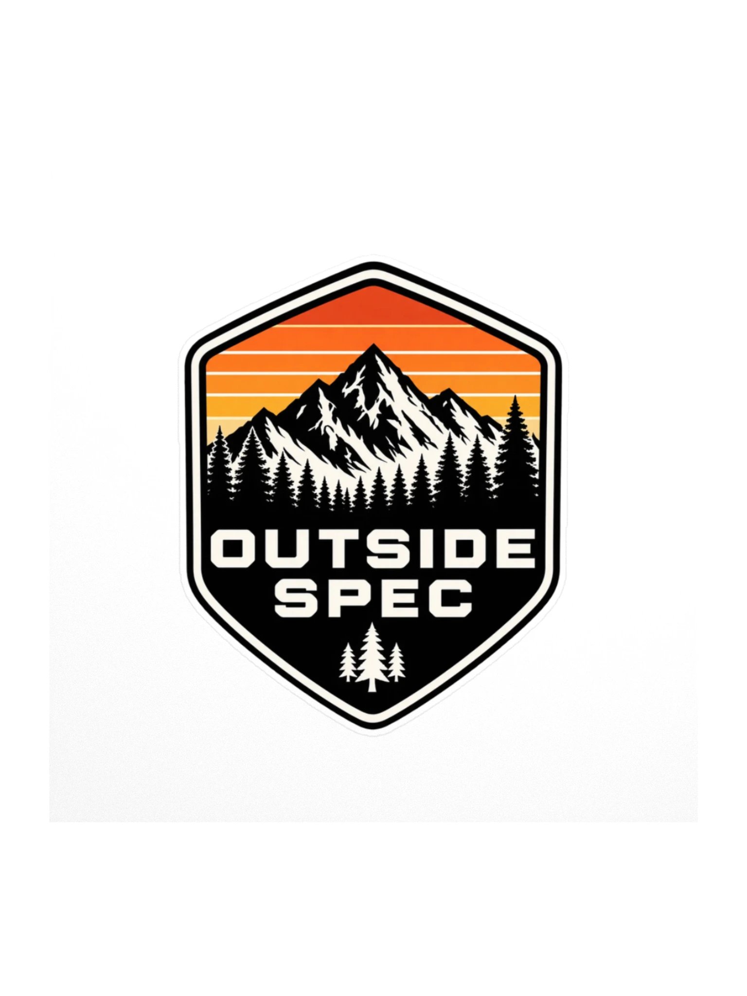 Outside Spec Kiss Cut Stickers product image (1)