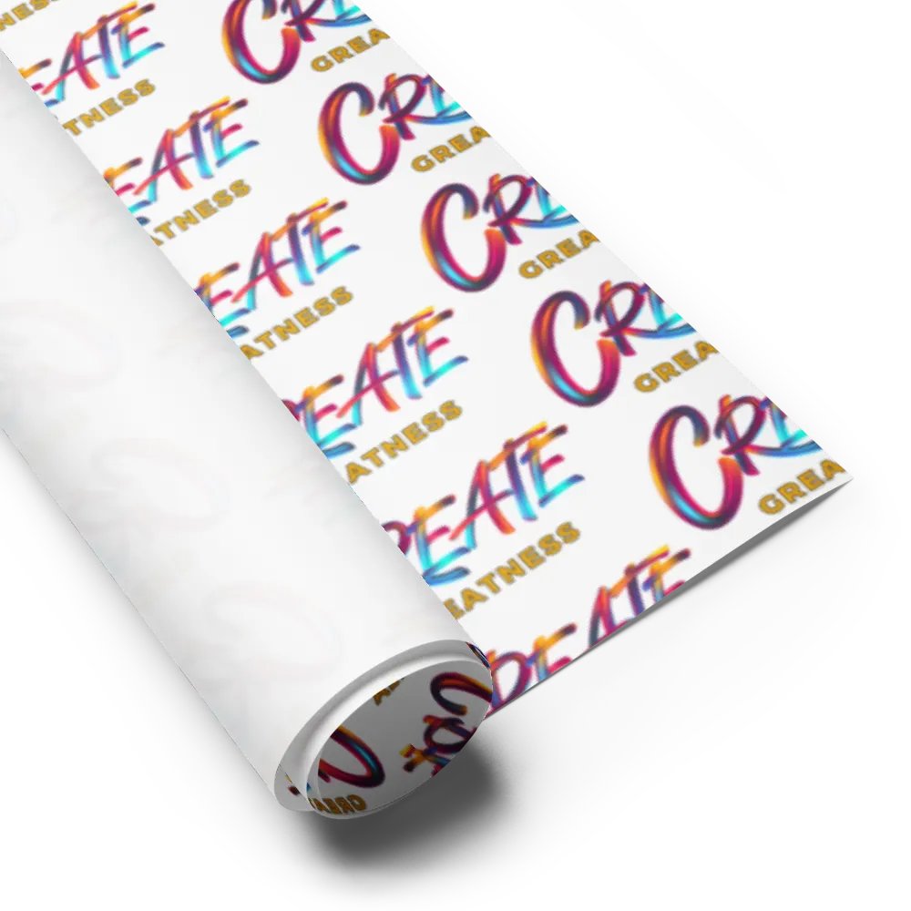 Create Greatness Wrapping Paper Set product image (7)