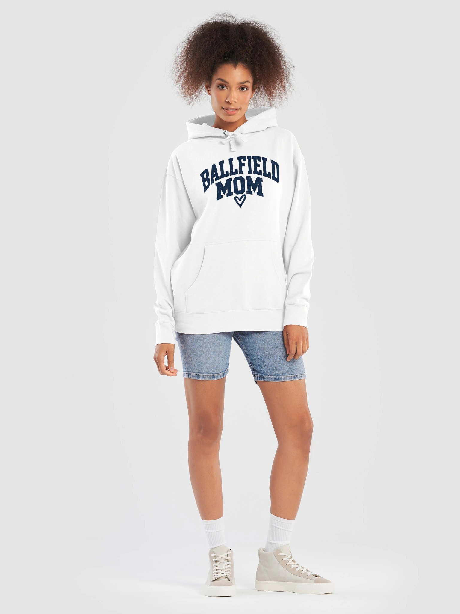Ballfield Mom Varsity Hoodie | Baseball & Softball Mom Pullover product image (7)