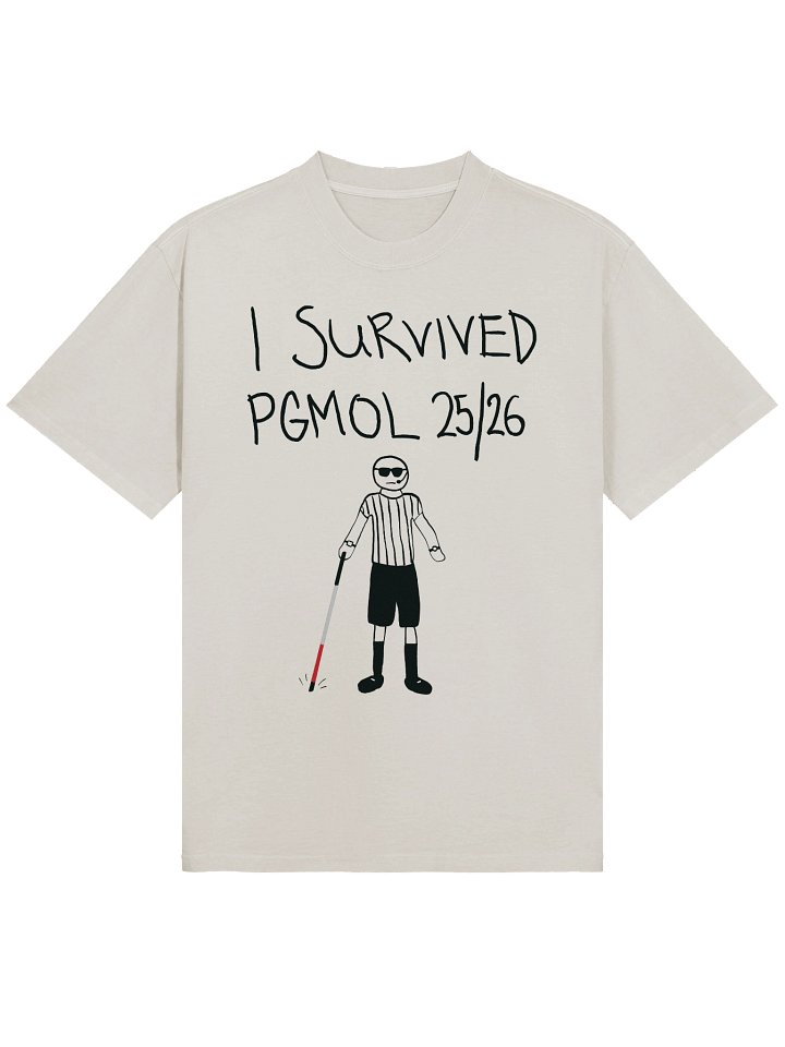 I Survived PGMOL 25/26 Oversized Faded T-Shirt product image (1)
