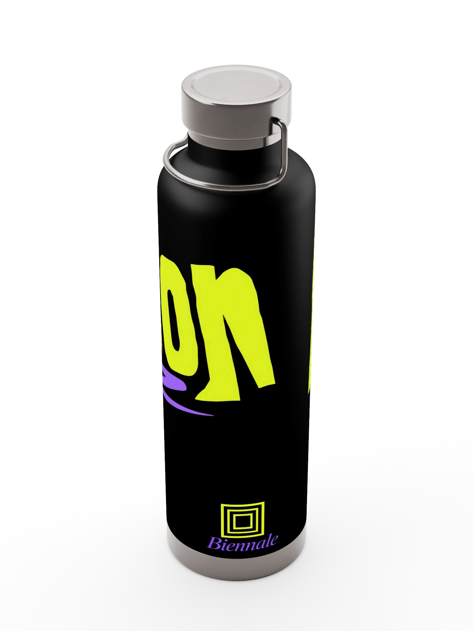 London Yellow Typographic Bottle by Biennale product image (7)