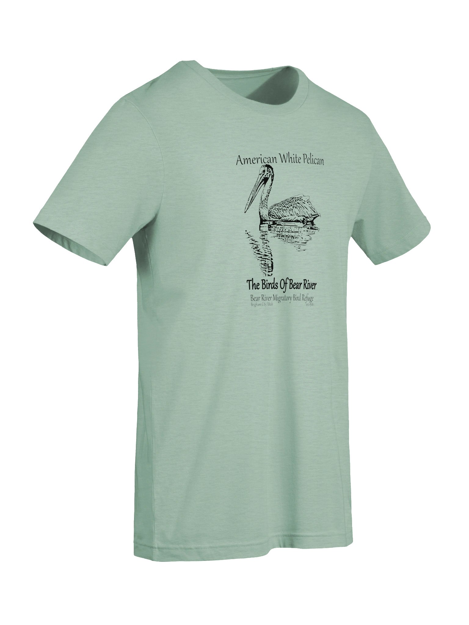 Birds of Bear River American White Pelican Unisex T-shirt product image (91)