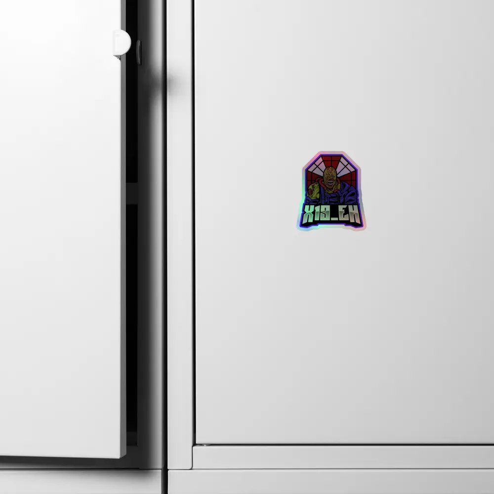 Holo logo sticker product image (4)
