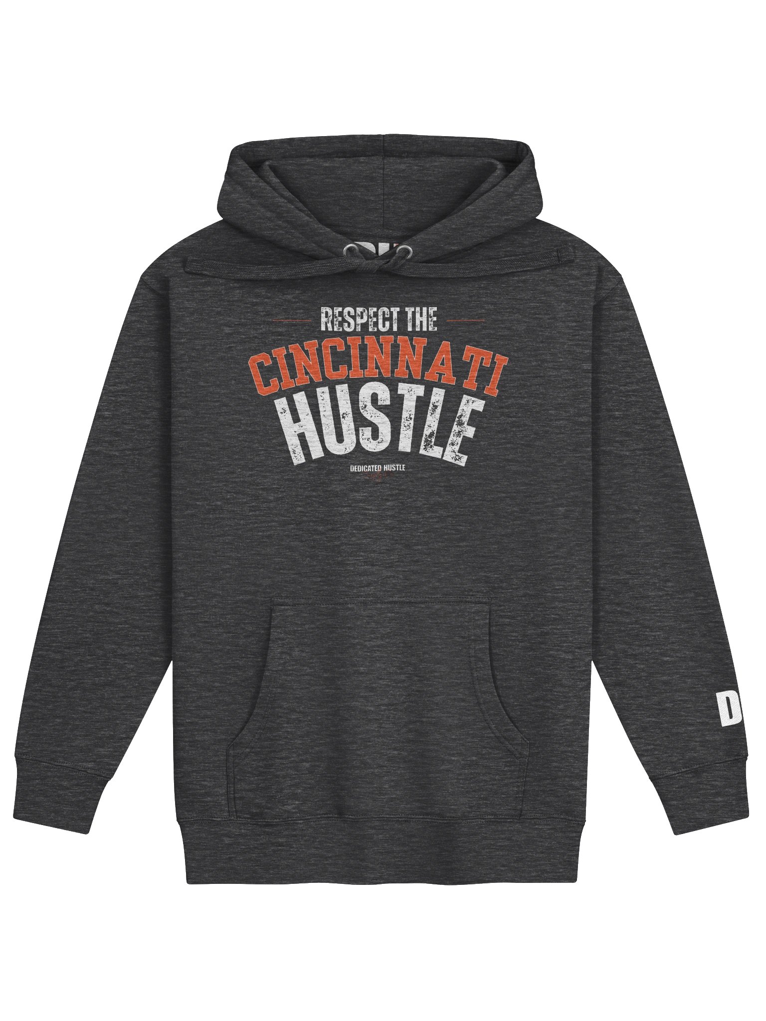 Respect The Cincinnati Hustle - Varsity Edition Hoodie | Dark Colorways product image (2)
