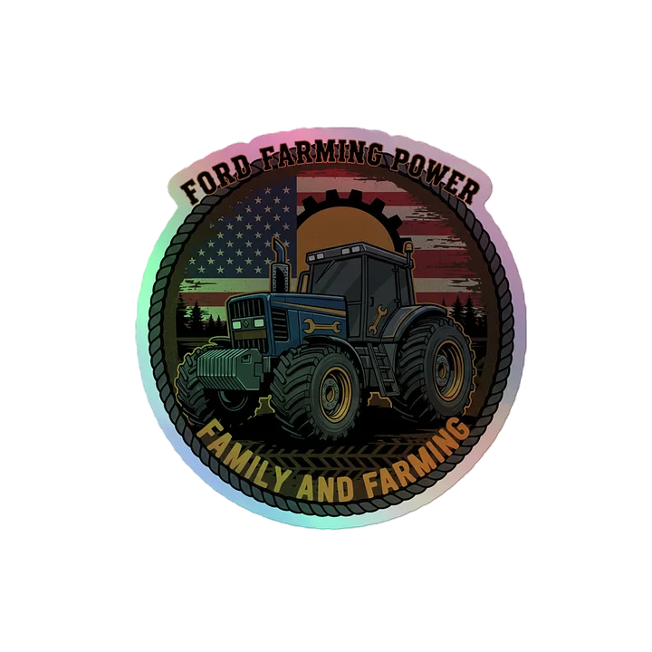Ford Farming Power Holographic Sticker Sheet product image (2)
