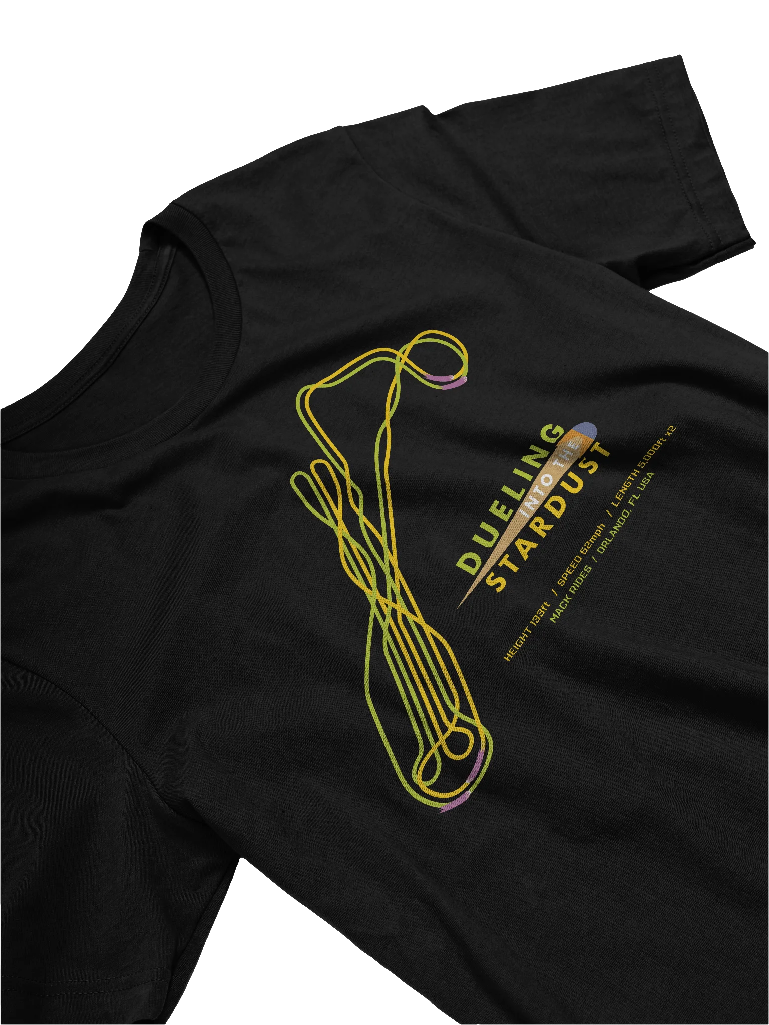 Dueling Into The Stardust Coaster Graphic Tee product image (22)