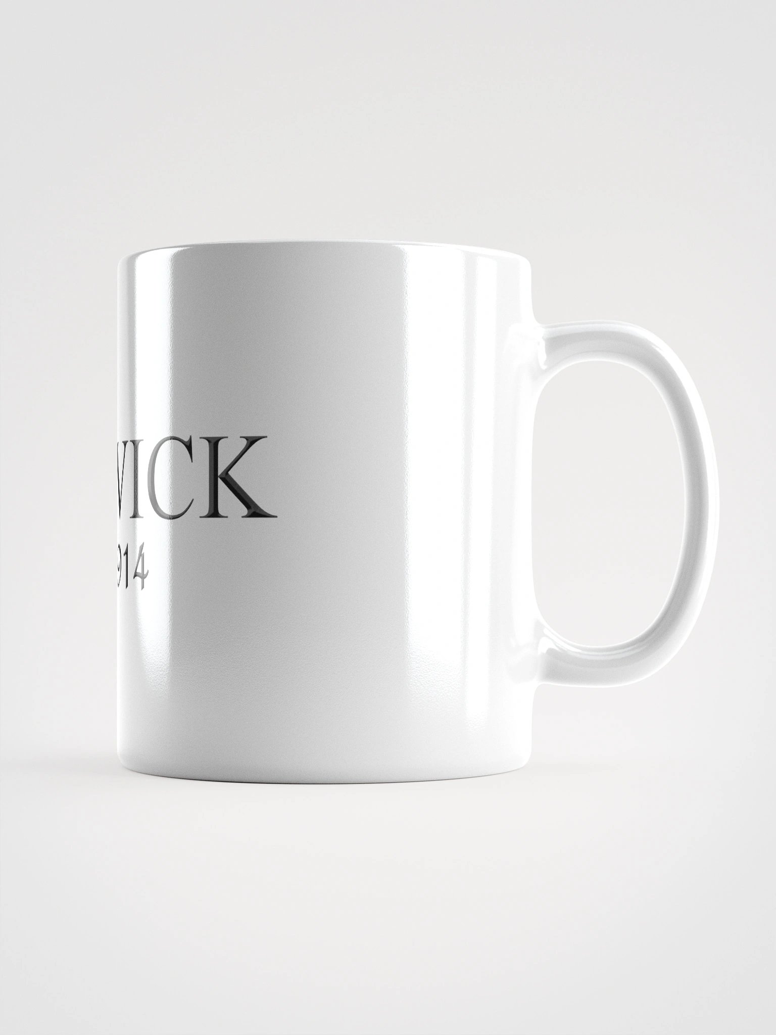 WARWICK Est. 914 White Glossy Mug product image (2)