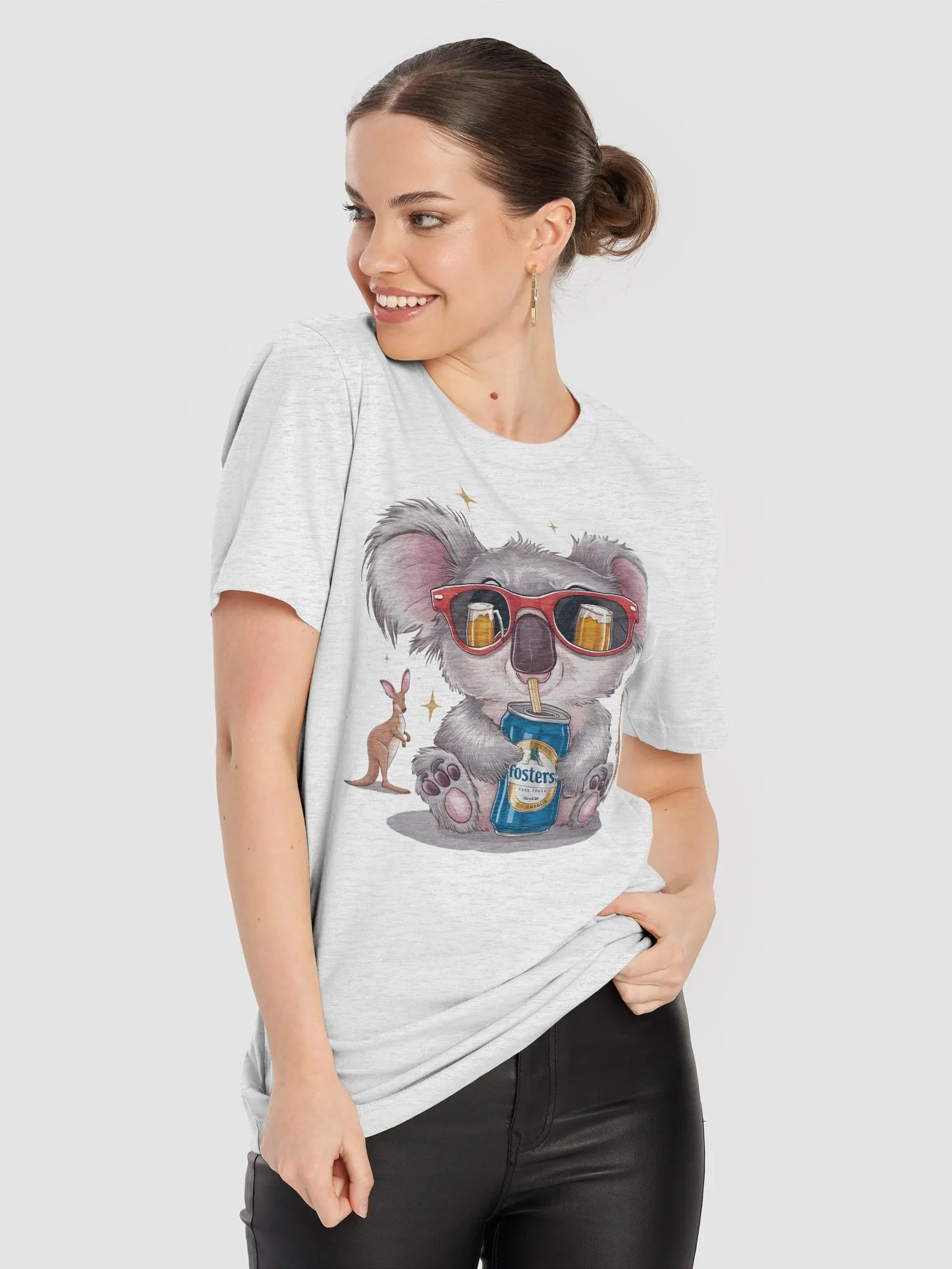 Koala bear drinking beer product image (2)