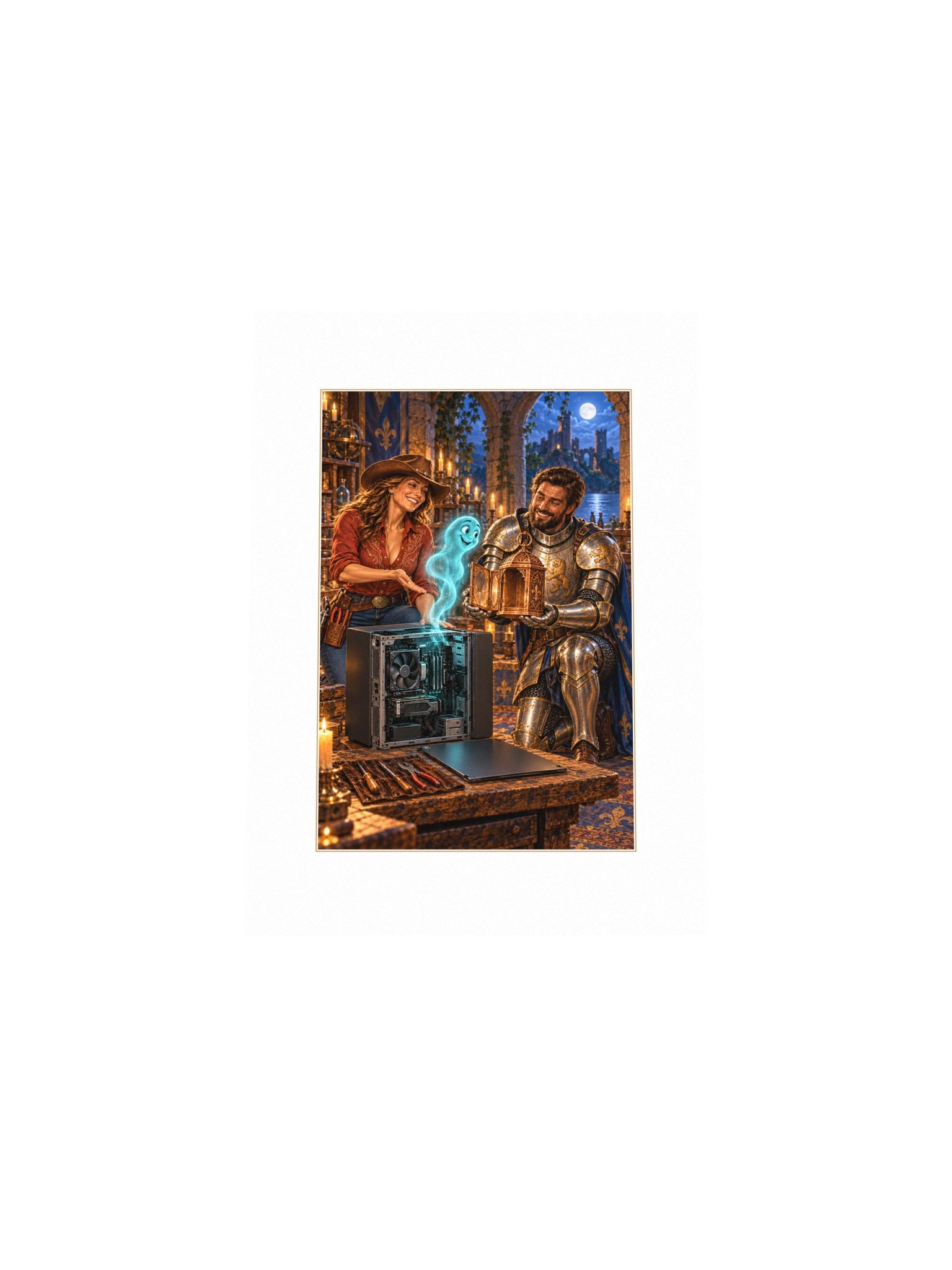 Ghost in the Machine Small Art Print product image (4)