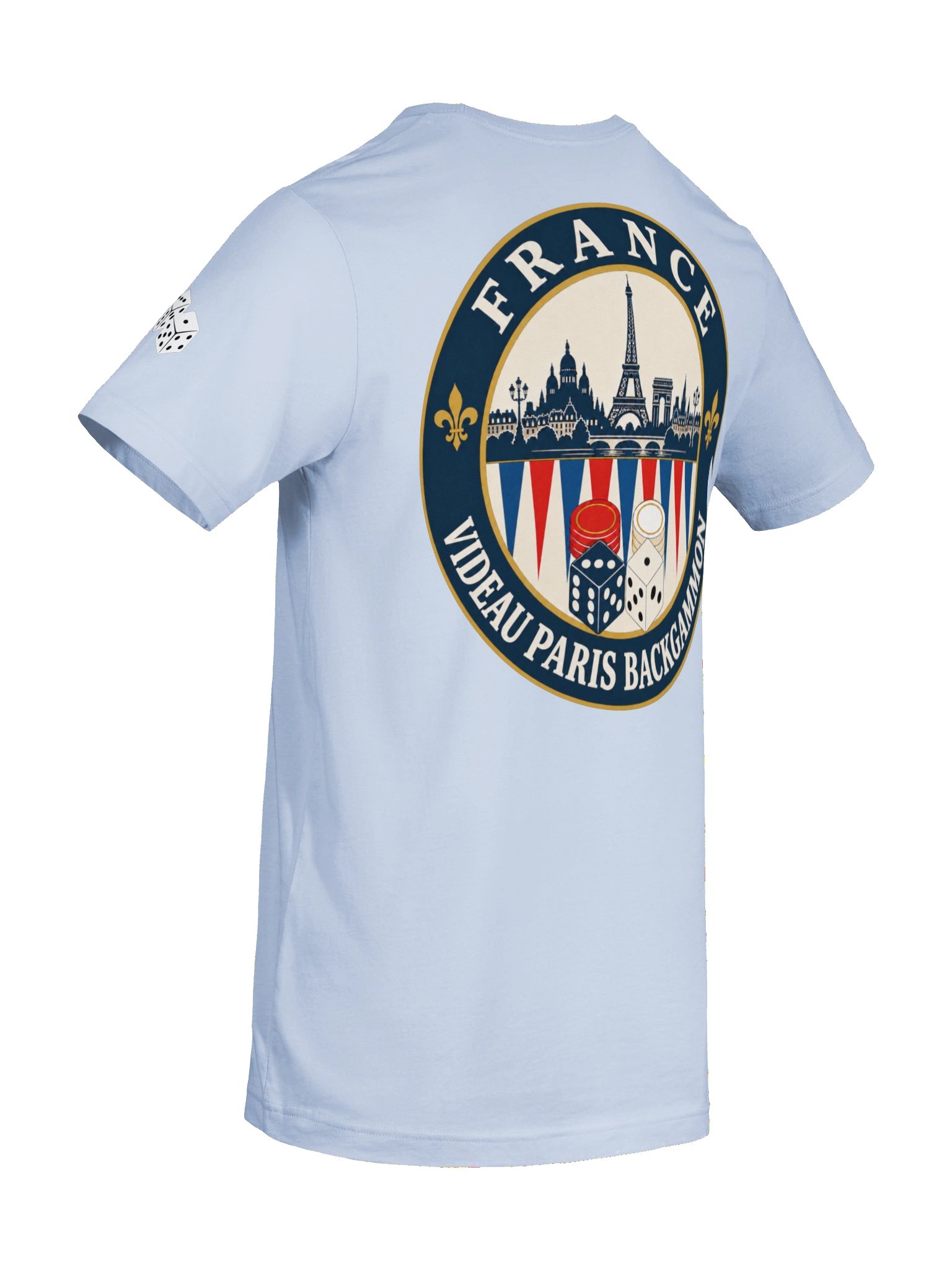 France Paris Backgammon Emblem Tee product image (8)