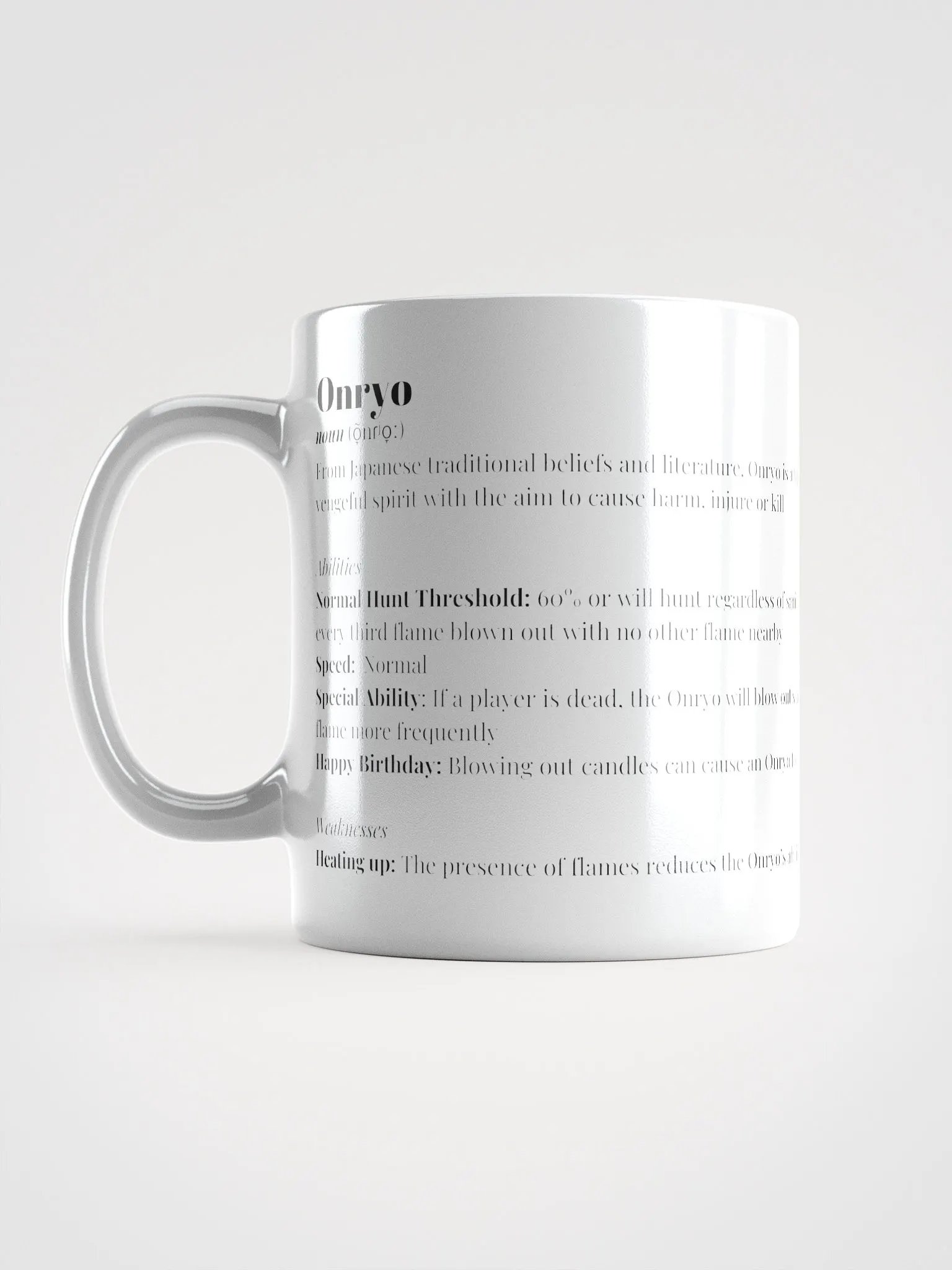 Onryo Definition Mug product image (1)