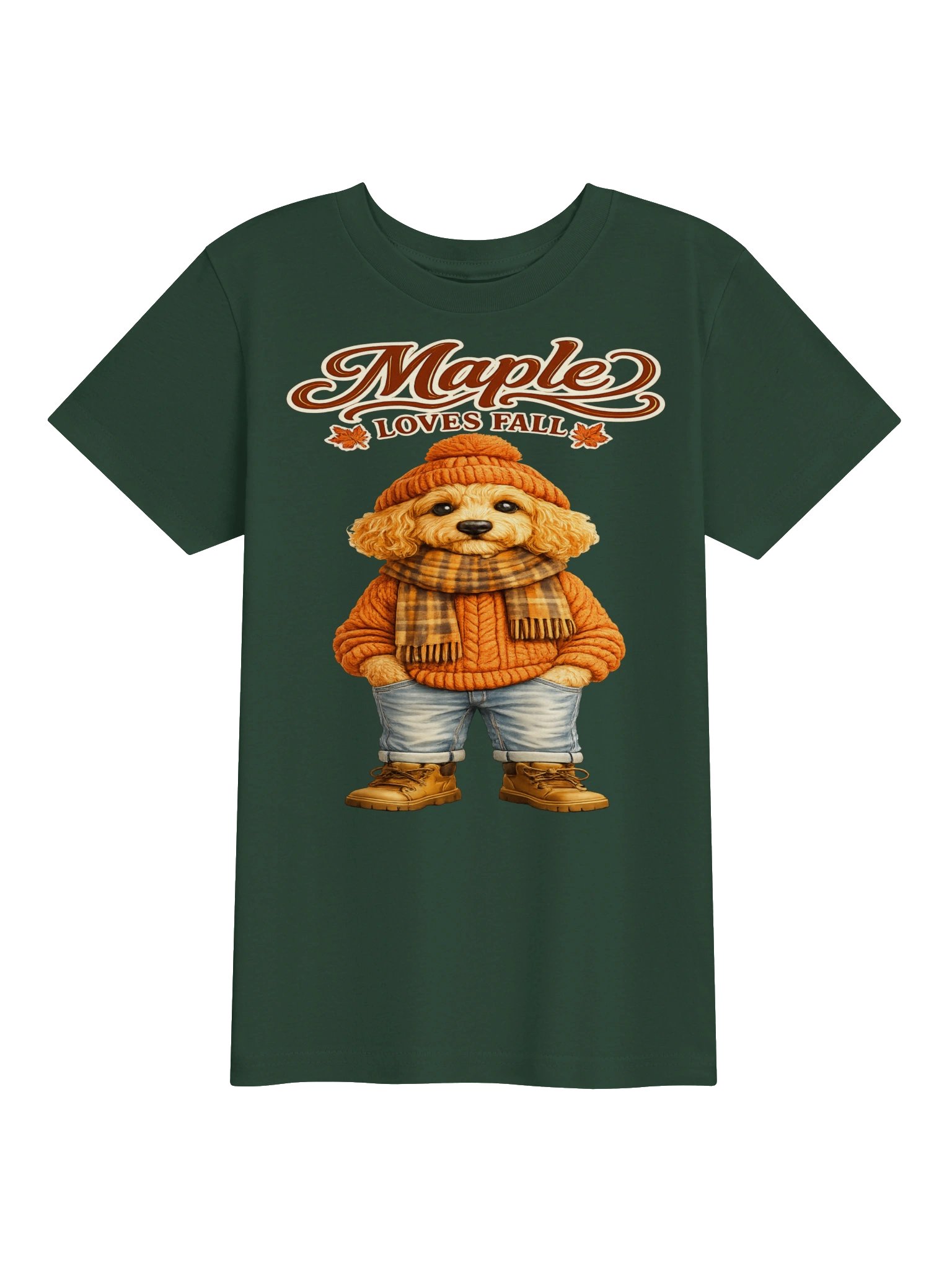 Maple Loves Fall Youth Tee product image (3)