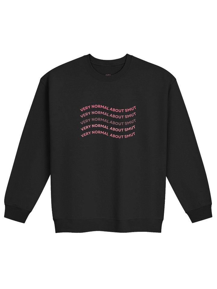 very normal about smut wavy sweatshirt product image (1)