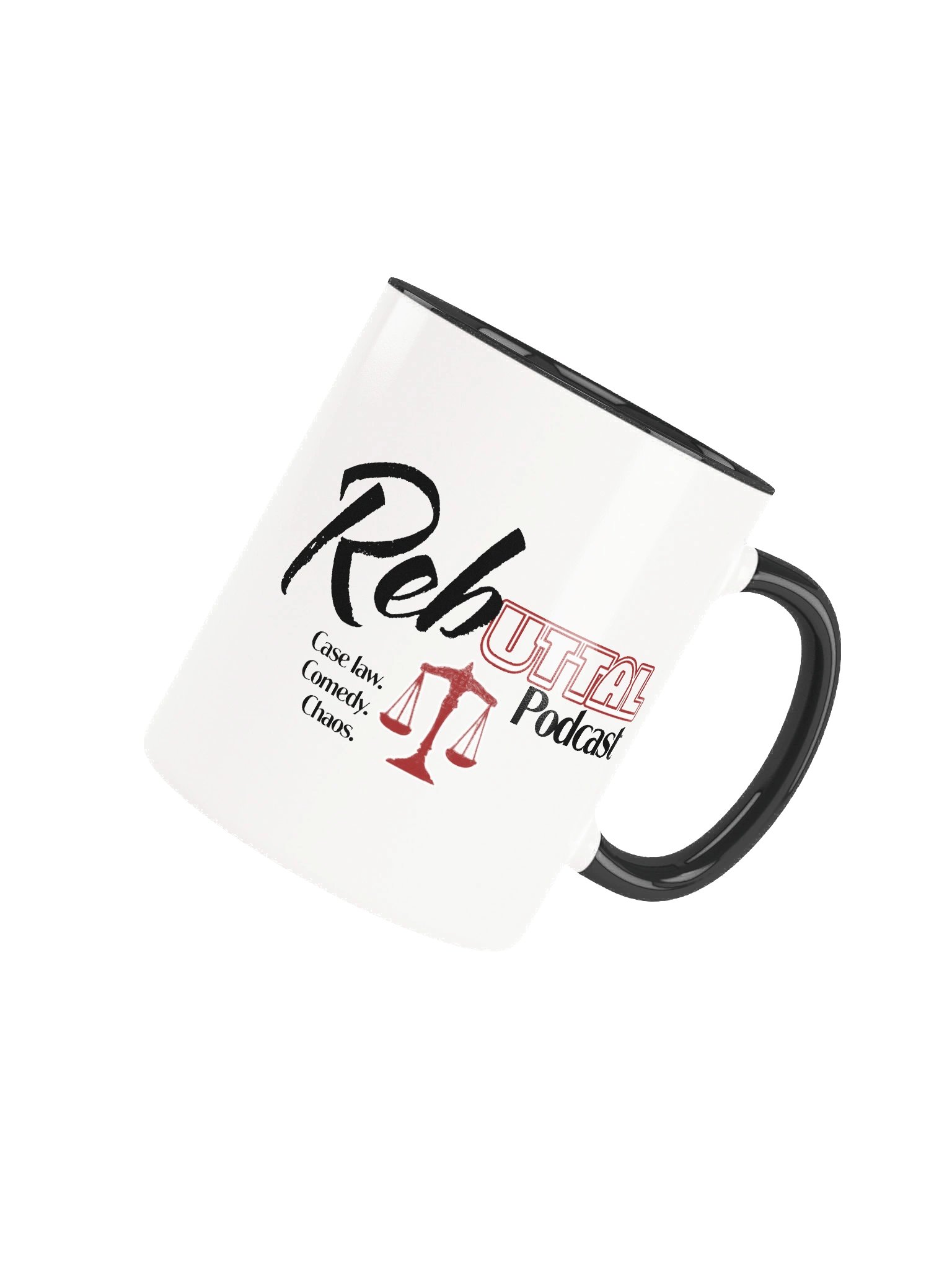 Rebuttal Podcast White & Black Ceramic Mug product image (5)