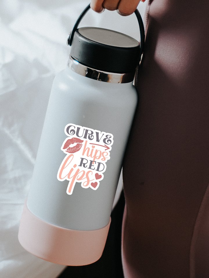 Curve Hips Red Lips Sticker product image (1)