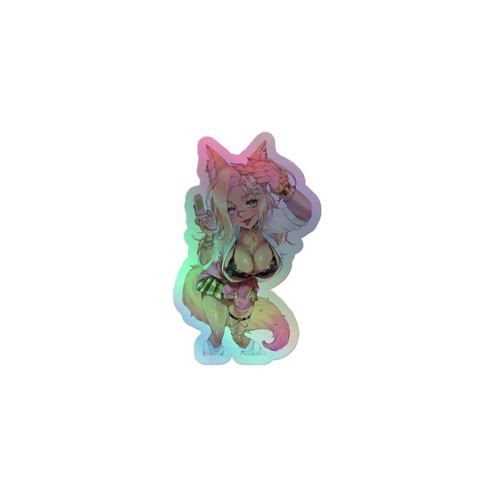 GyaRisi Sass Holographic sticker product image (1)