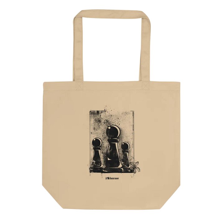 Grunge Chess: Pawn Trio tote bag product image (1)
