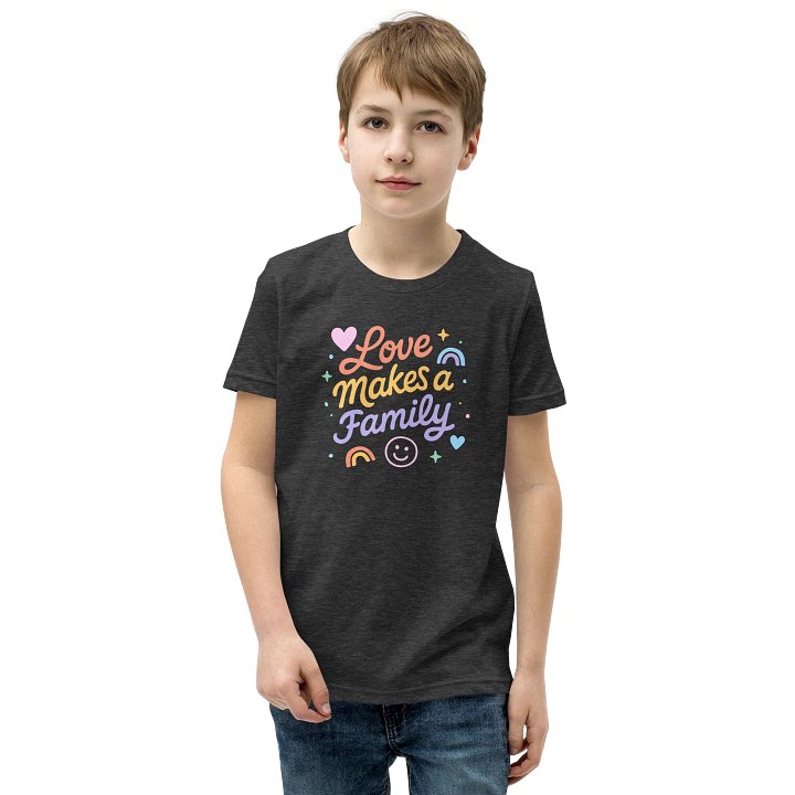 Love Makes a Family Youth Tee product image (2)