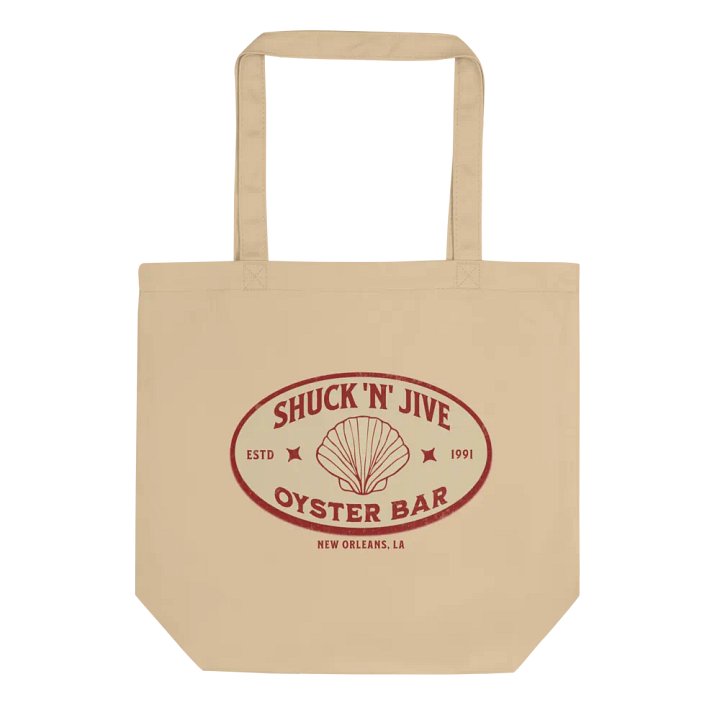 Vintage Oyster Bar Canvas Tote product image (1)