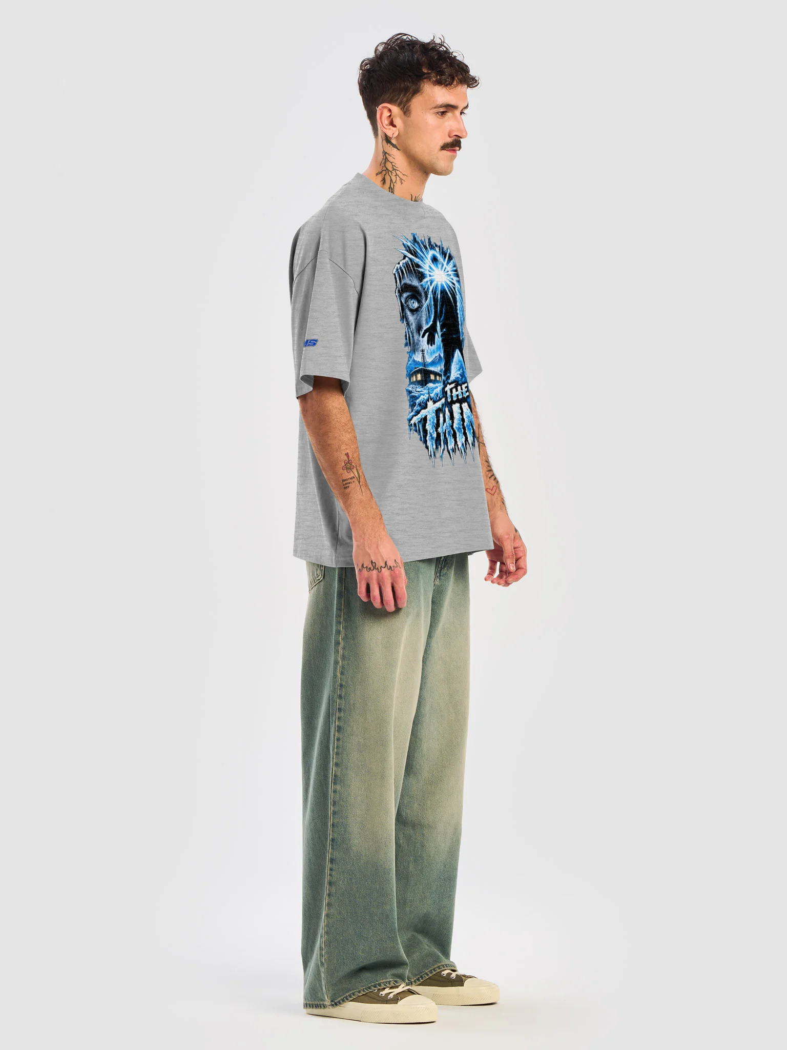 The Thing Ice Poster Oversized Tee product image (19)