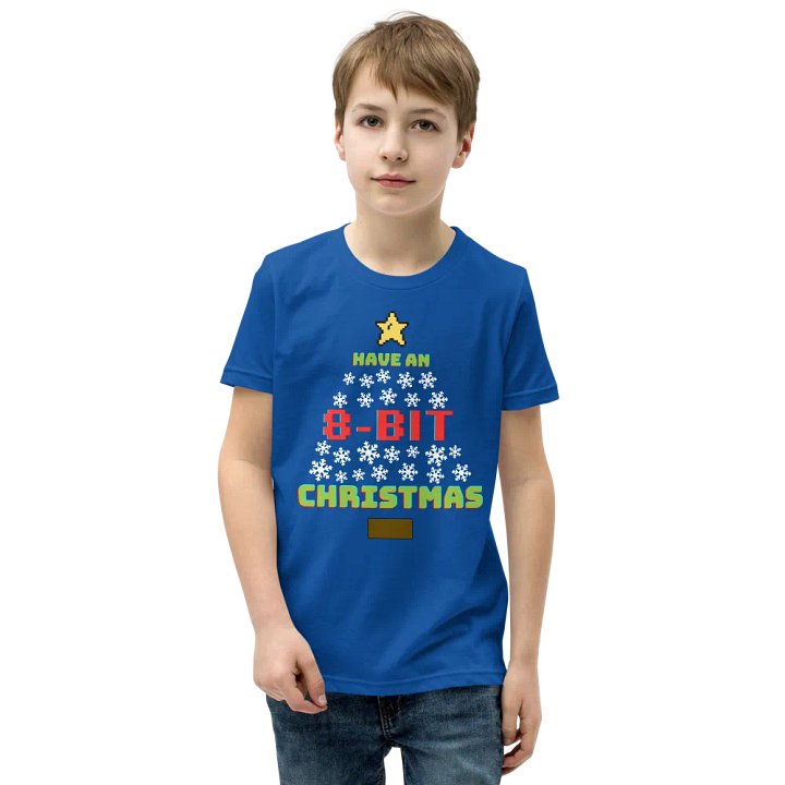 8-Bit Christmas Tree Kids Tee product image (1)
