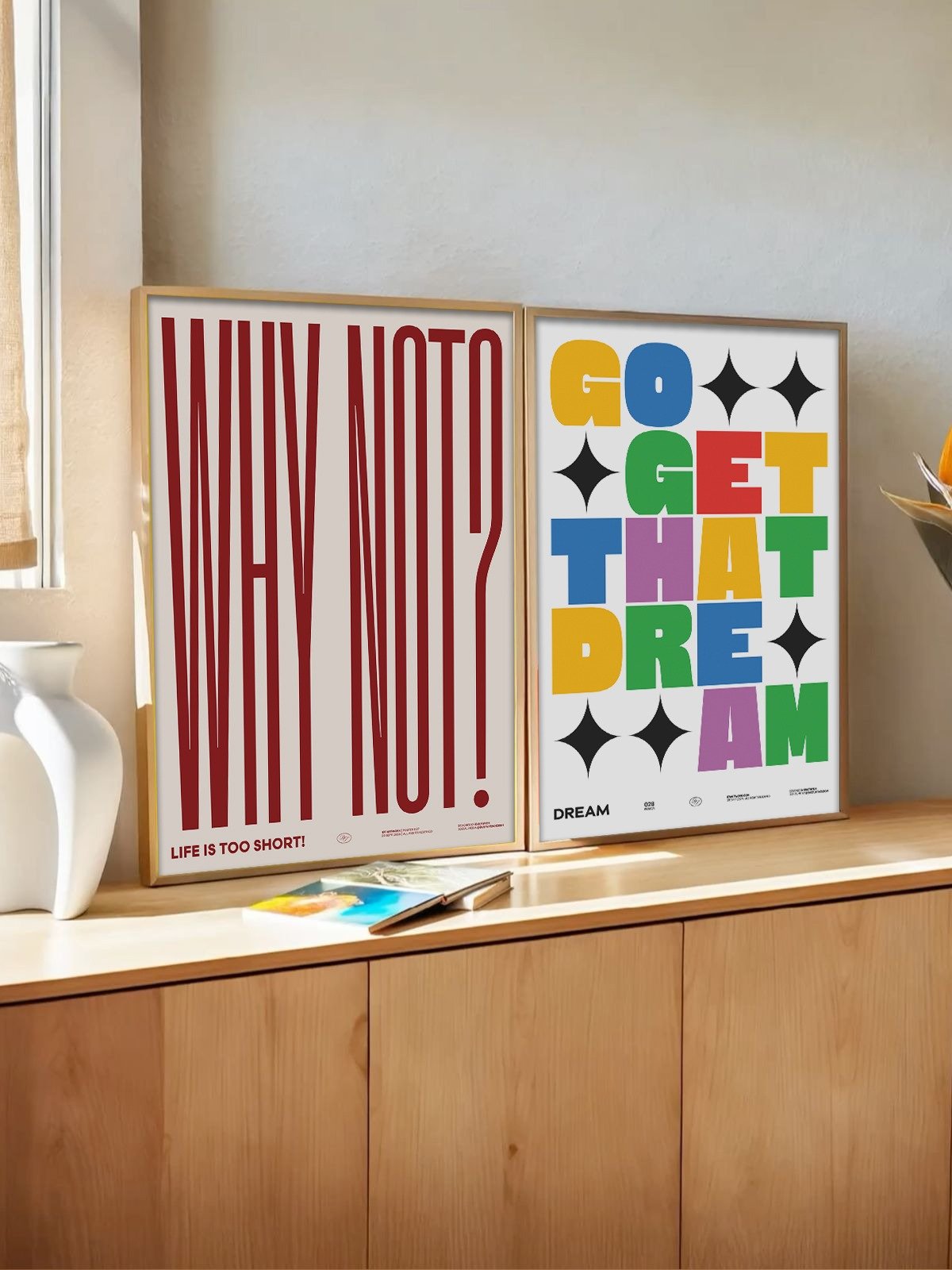 "WHY NOT" Framed Poster product image (3)