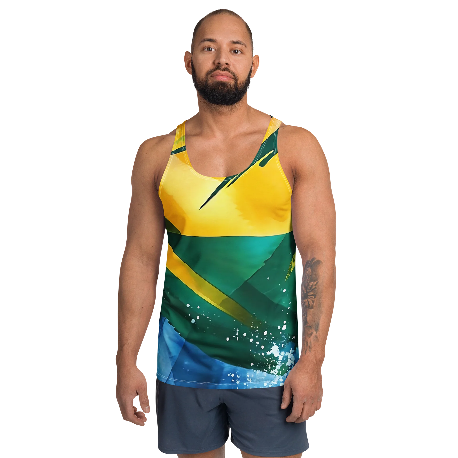 SVG Vintage Sport Diplomat Print - Caribbean Apples | Tank Top product image (1)