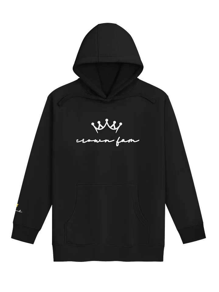 Original Crown Fam Unisex Hoodie (White Logo) product image (1)