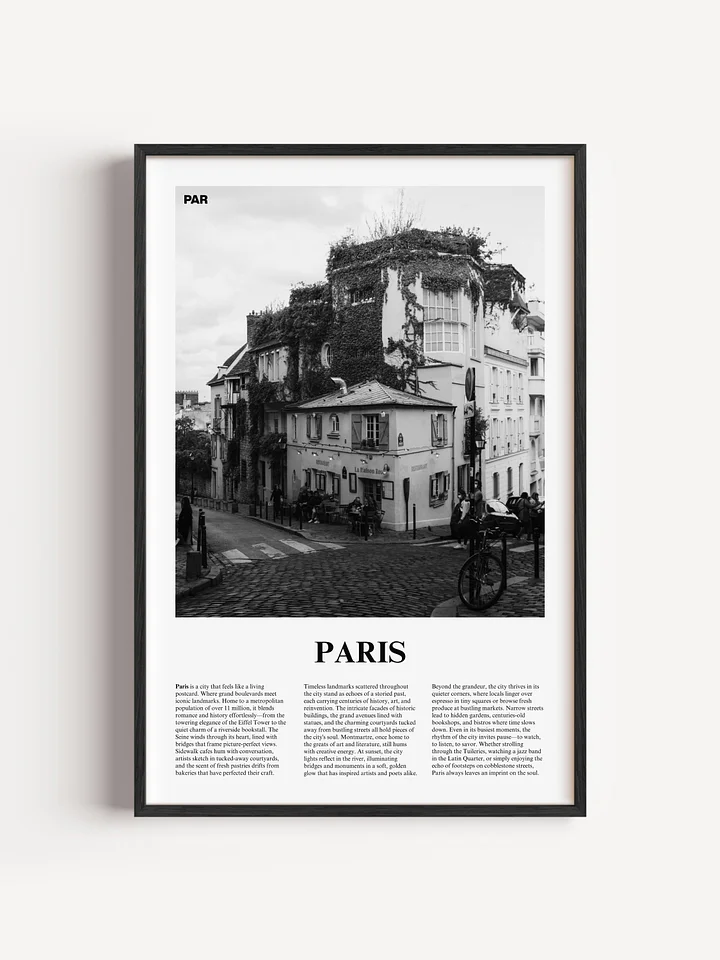 Paris 05 Newspaper Poster product image (1)