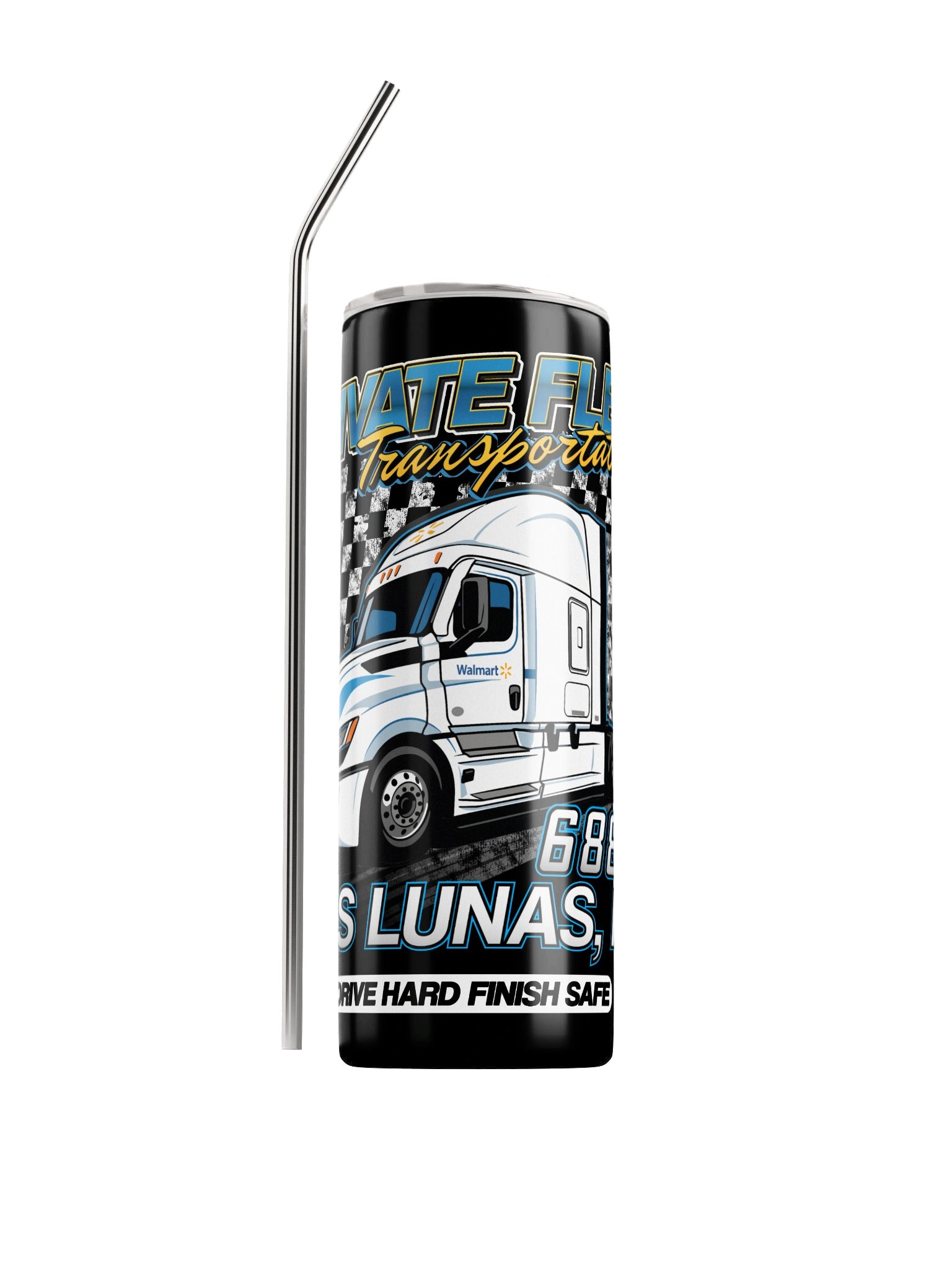 6884 Los Lunas Private Fleet Racing Tumbler product image (1)