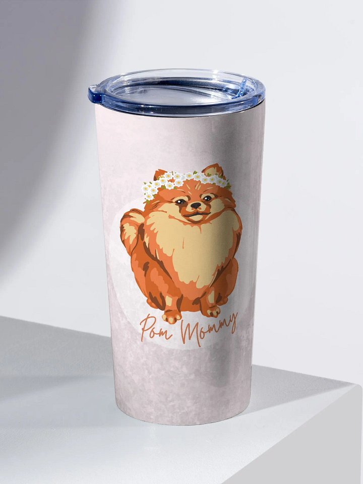 Pomeranian Mommy 20oz Stainless Steel Tumbler product image (1)