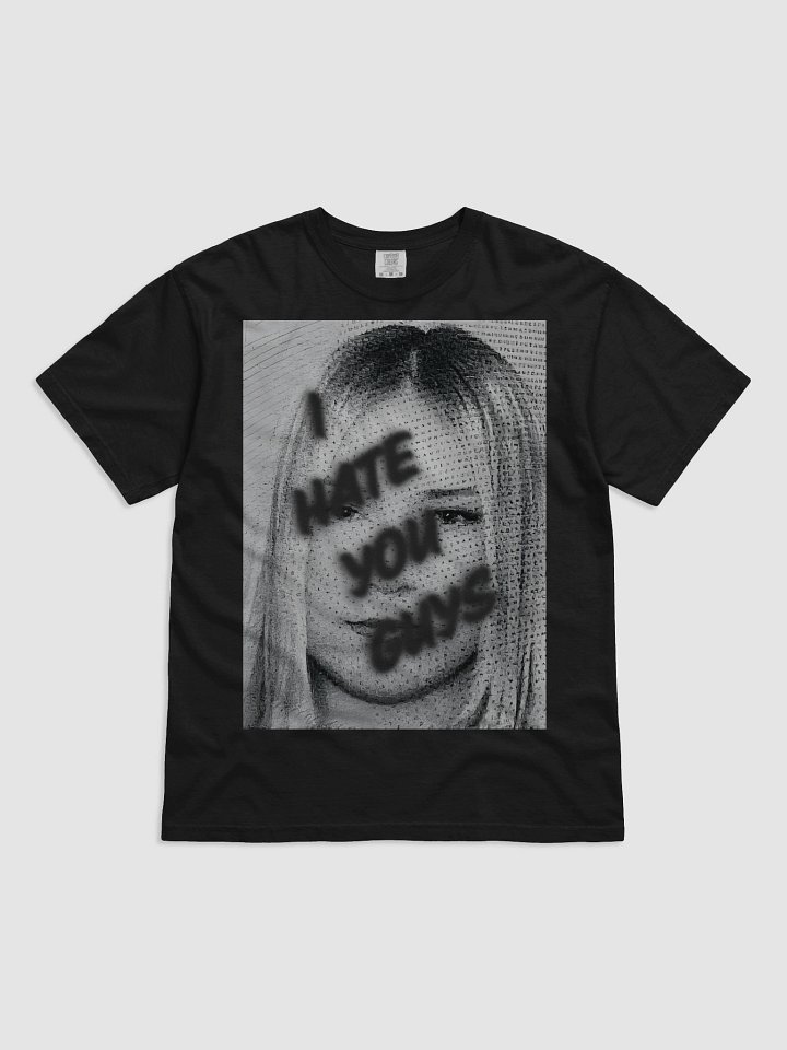 ihy blur - blk/wht tee product image (1)