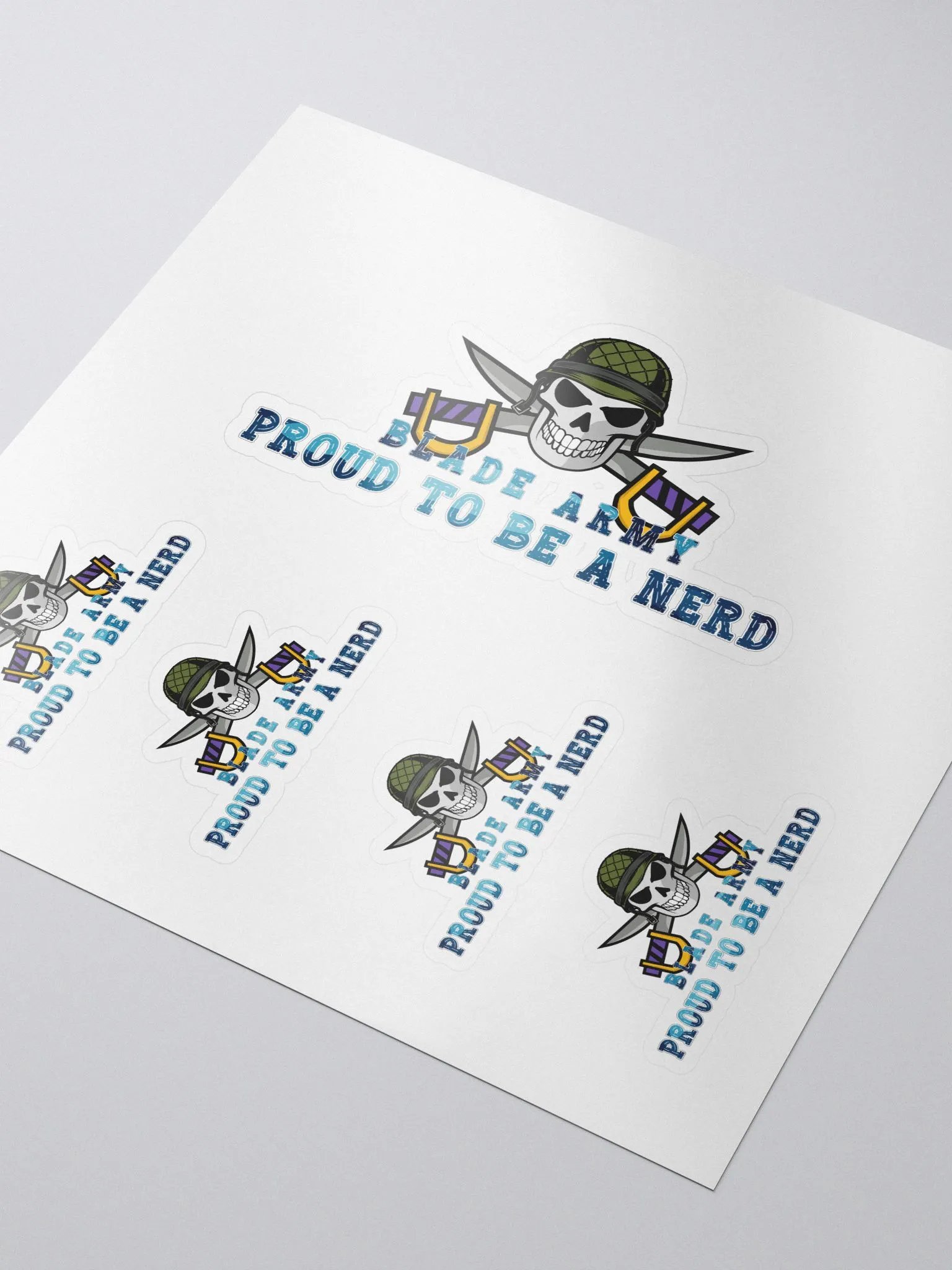 BLADE Army Proud to be a nerd Stickers product image (3)