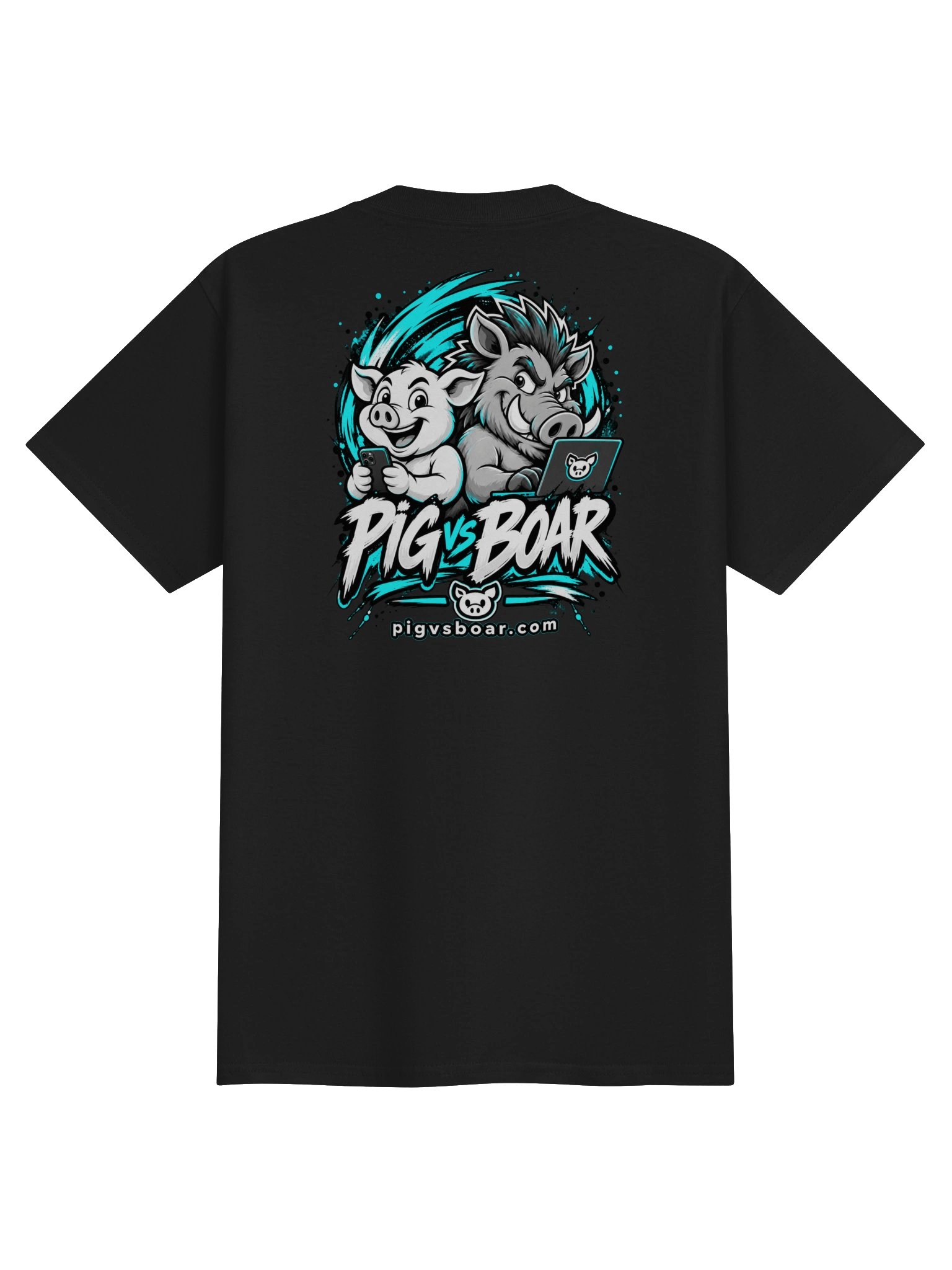 Pig vs Boar Showdown Youth Tee - Teal product image (1)