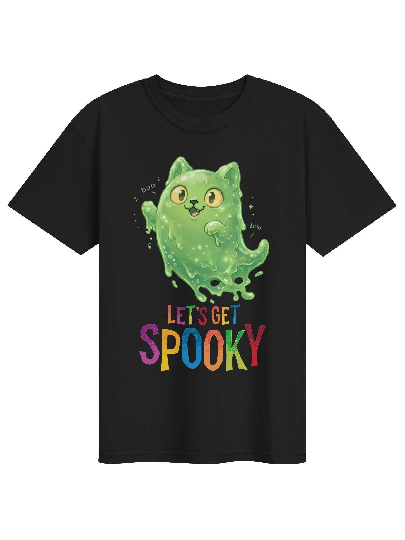 Let’s Get Spooky Ghost Slime Tee product image (1)