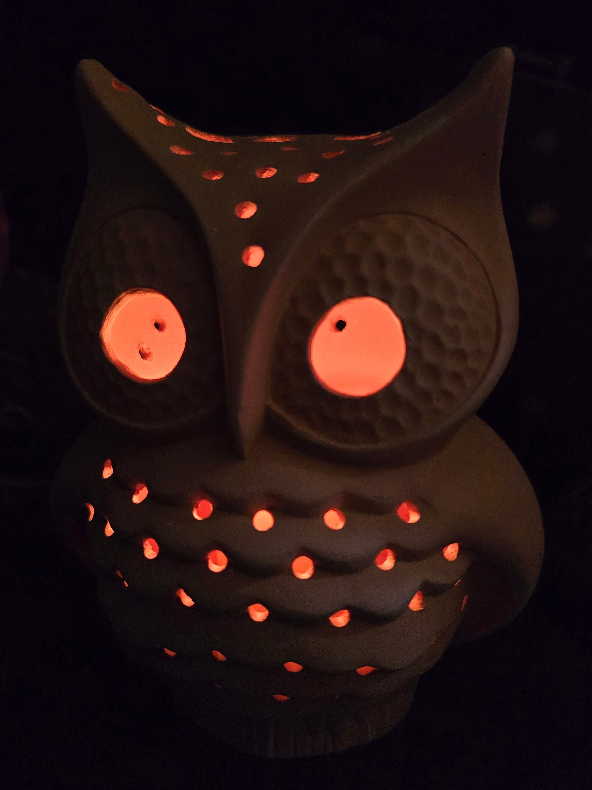 Terracotta Owl Candle holder, Candle Lantern product image (6)