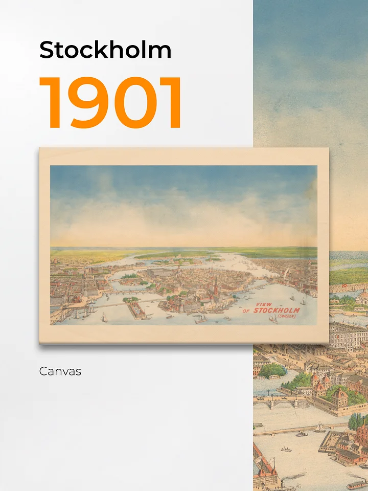 Stockholm 1901 (Canvas Print) product image (1)