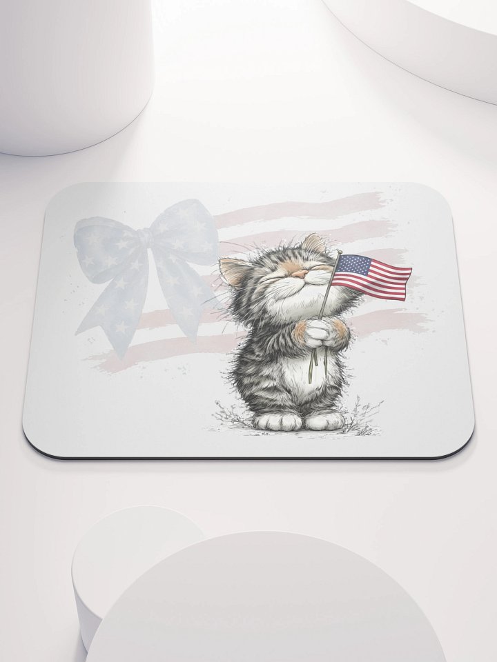 Patriotic Kitten Mousepad product image (1)