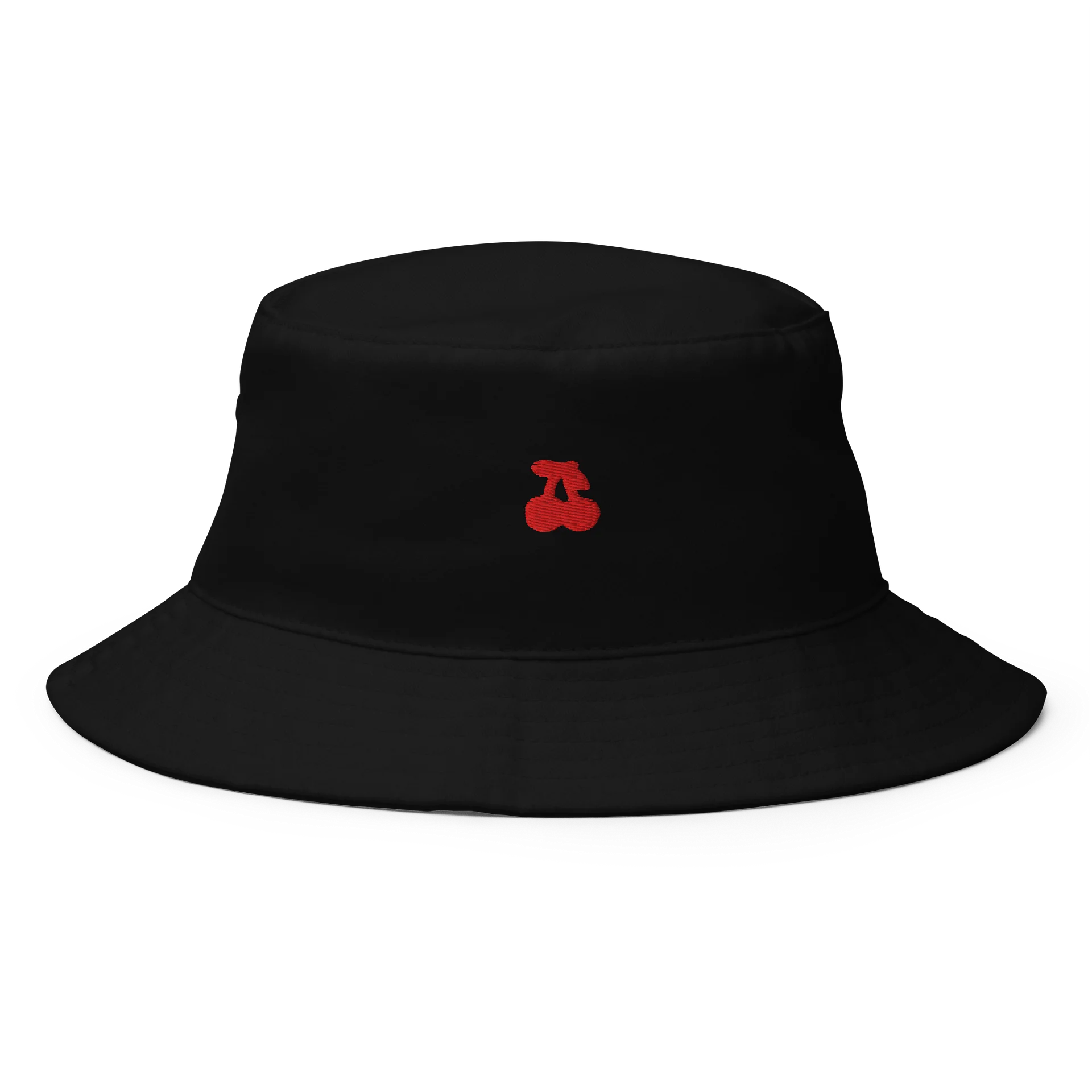 red cherry puff print bucket hat product image (1)