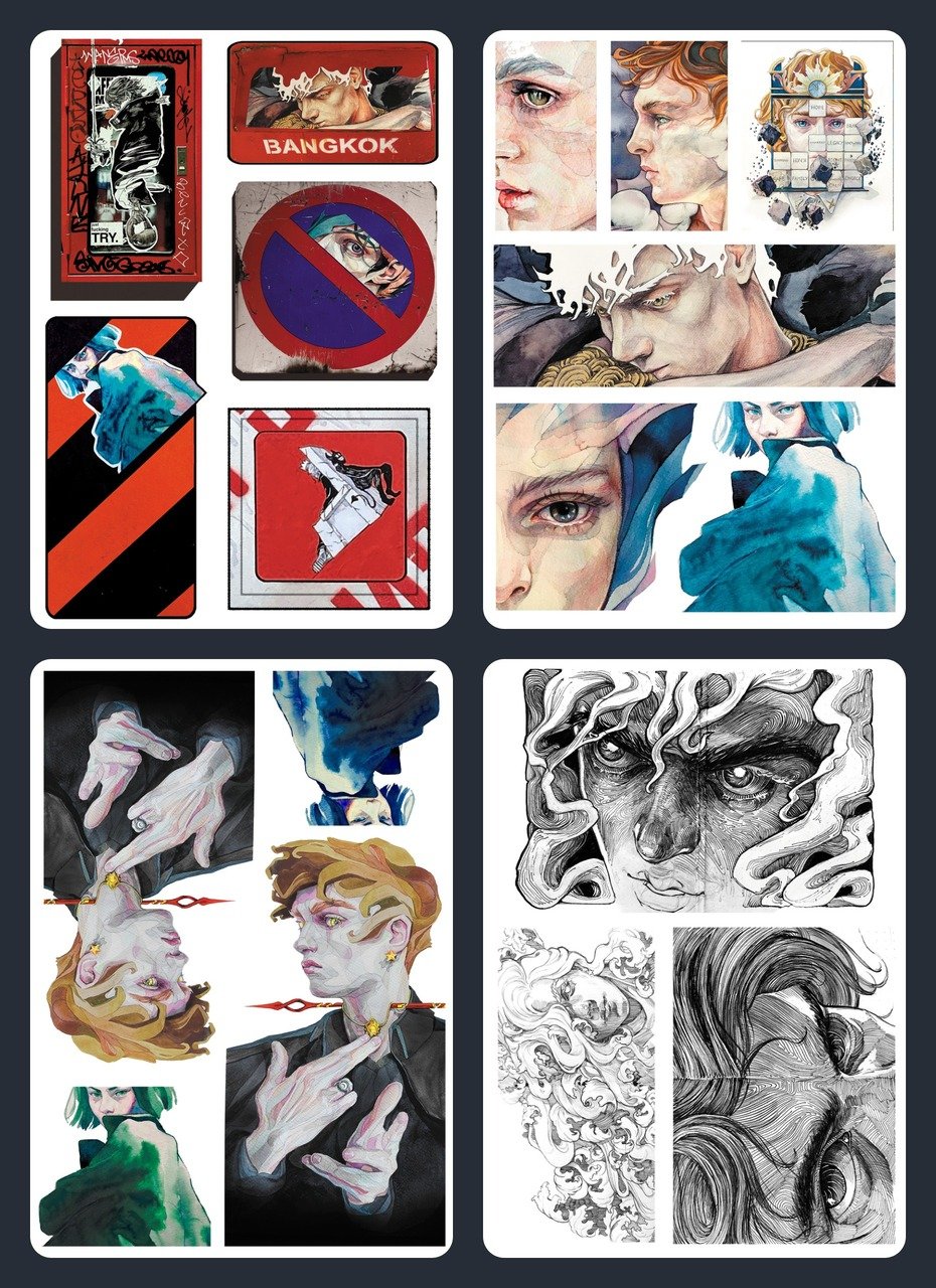 "Total Anthology" Ultimate Artist Sticker Pack / 20 sheets A5 product image (4)