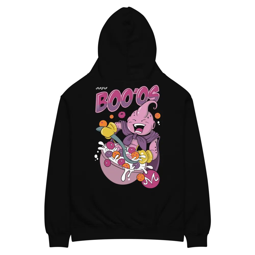 Boo'os Cereal Lover Oversized Hoodie – Dragon Ball Majin Buu-Inspired Sweatshirt for Fans product image (2)