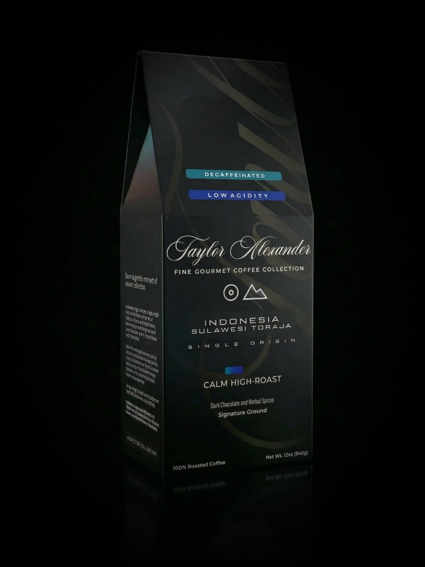 ▣ Calm High-Roast, Decaf. Medium Single Origin product image (1)